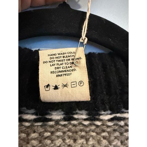 Sierra Club Fair Isle Wool Blend Zip Sweater – Size XL – NWT - Picture 4 of 5